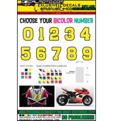 NUMERI GARA GARAGE BICOLOR